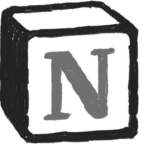 Notion Logo Hand Drawn